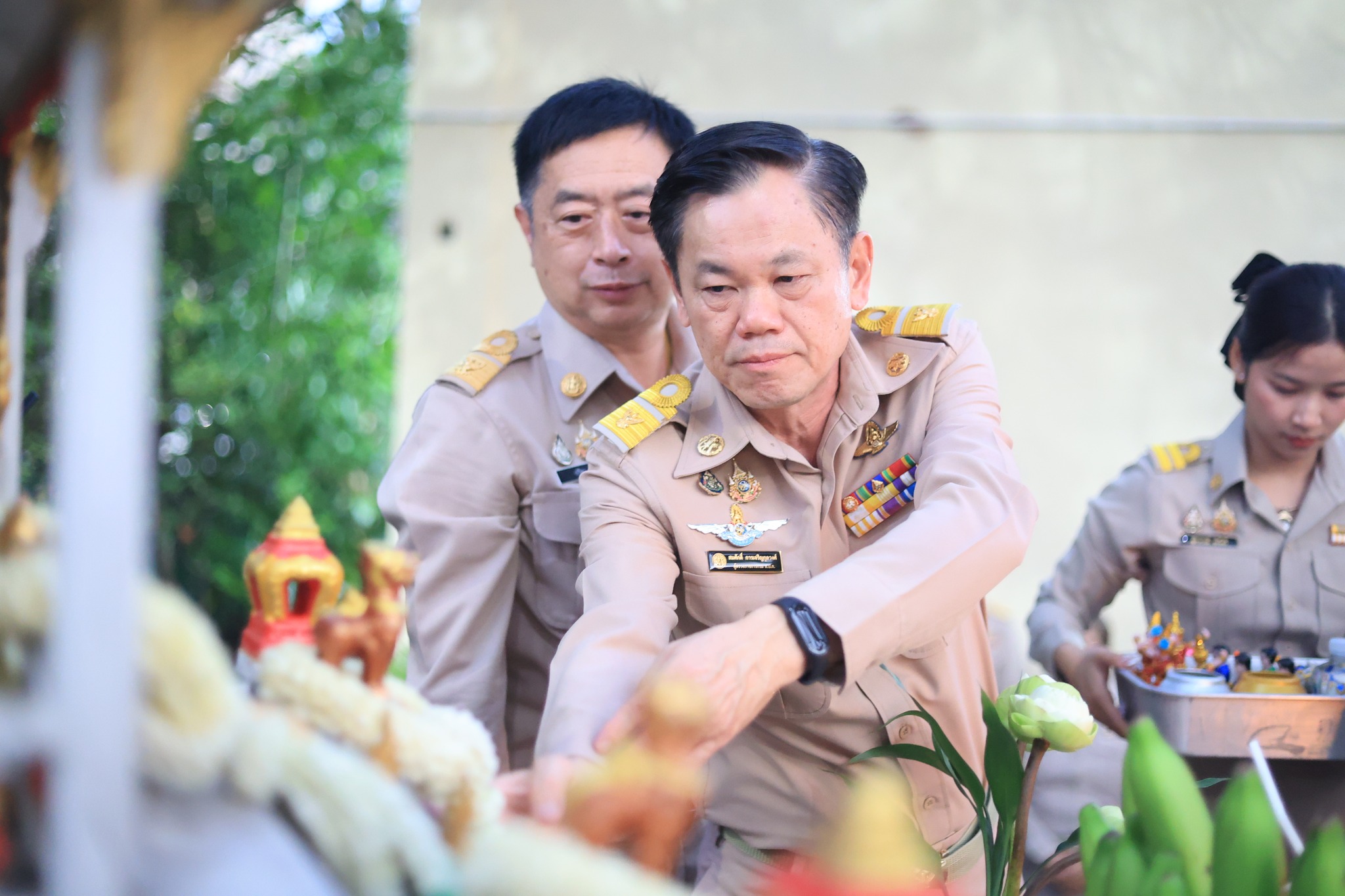 title - ส.ป.ก. จัดพิธีสักการะสิ่งศักดิ์สิทธิ์และพิธีสงฆ์ในโอกาสวันคล้ายวันสถาปนาครบรอบ 51 ปี